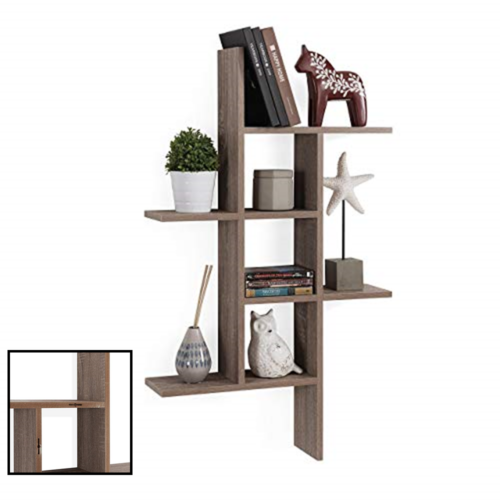. XF160708OK Decorative Cubby Compartment Shelving Unit Wall Mount Cantilever Sh