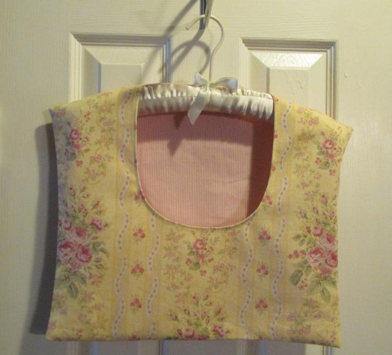 Clothespin, laundry clothes closet organizer bag fancy floral