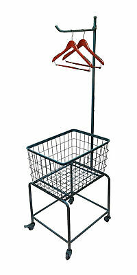 Wilco Home Metal Rolling Laundry Cart