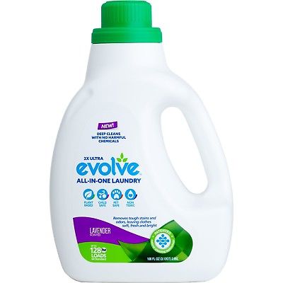 Evolve All-In-One Laundry Detergent, Lavender Scented NEW