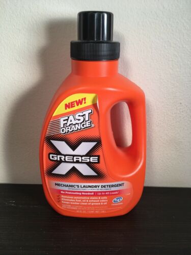 Fast Orange 22340 Grease X Mechanics Laundry Detergent, 40 Oz