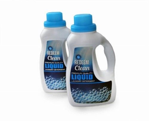 Two 50 Oz Premium Quality Liquid Laundry Detergent Redeem Clean