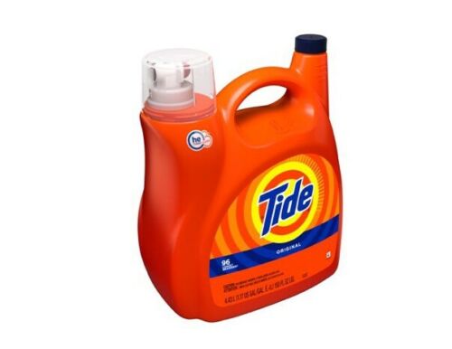 Tide HE Turbo Clean Liquid Laundry Detergent, Original, 96 Loads 150 fl oz