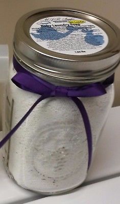 Baby Natural Laundry Soap Powder in jar-UNScented by MJR Soaps