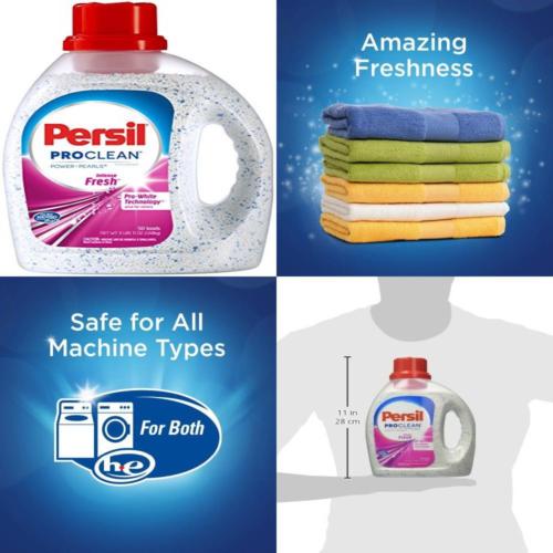 Persil ProClean Power Pearls-Powder Laundry Detergent, Intense Fresh, 59...