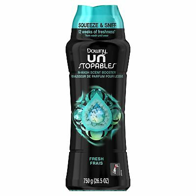 Downy Unstopables In-Wash Scent Booster Beads FRESH 26.5 oz House Laundry Washi