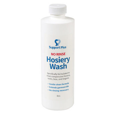 Support Plus Hosiery Wash - No Rinse Gentle Clean Formula - 8oz