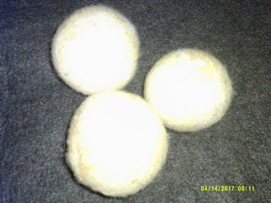 Drier balls, wool, handmade