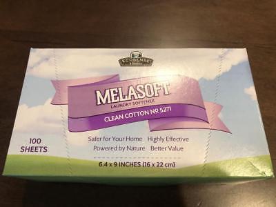 Melaleuca Ecosense Melasoft Laundry Fabric Softener |100 Sheets | 6.4x9