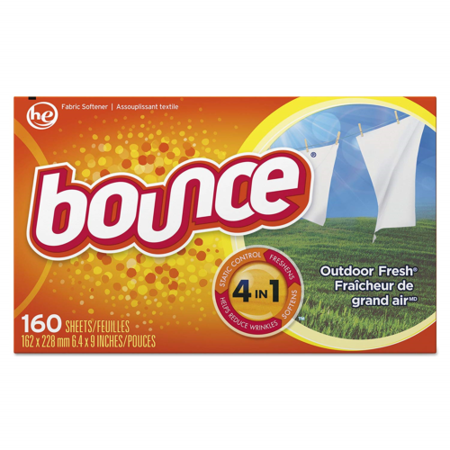 Bounce Fabric Softener Sheets, Outdoor Fresh, 160 Count