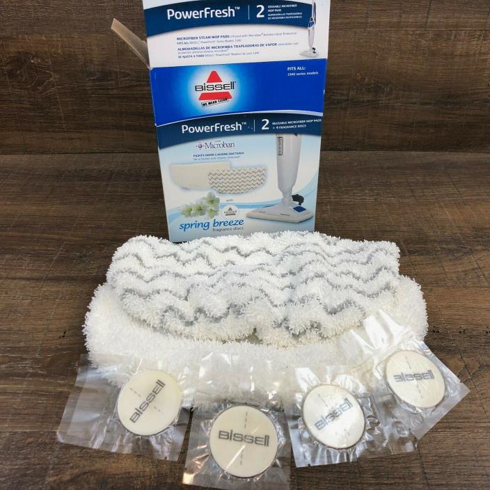 Bissell Mop Pad Kit For PowerFresh Steam Mop Replacement Pads Fits1940 Models