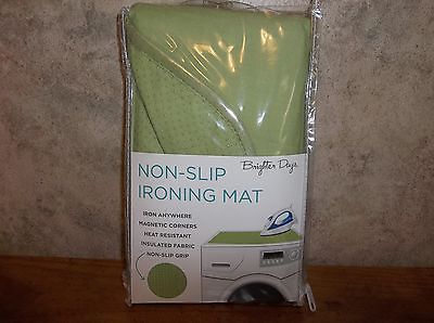 Brighter Days Light Green Non-Slip Ironing Mat, New