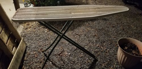 Vintage Metal Ironing Board, Laundry Room,  Decor