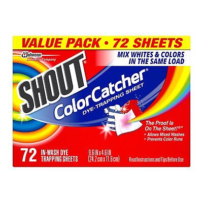 ShoutÂ Color Catcher Dye Trapping Sheets 72.0 Count 72 Count