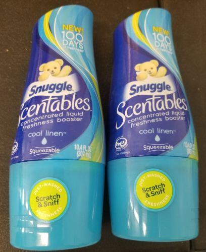 Snuggle Scentables Cool Linen Concentrated Liquid Fabric Booster 10.4 oz