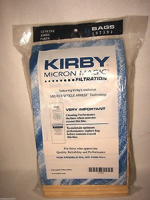 9 Sentria Micron Magic G3-6 Kirby Vacuum Bags