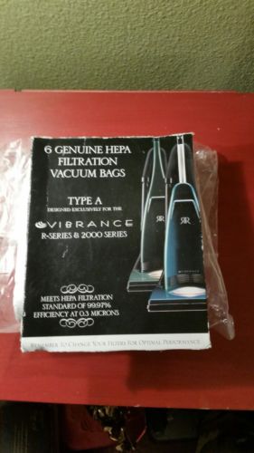 5 TYPE A Genuine Riccar Hepa Vacuum Bags  Vibrance R-Series & 2000 Series