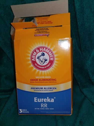 Open Arm & Hammer Eureka RR Vacuum Bags Odor Eliminating Allergist Recommended