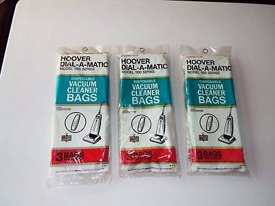 (9) Hoover Dial-A-Matic model 1100 series replacement vacuum cleaner bags - new