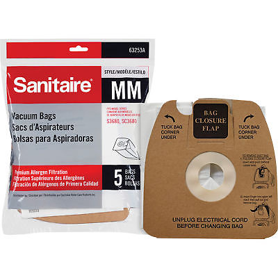Electrolux Sanitaire Style MM Disposable Dust Bags w/Allergen - EUR63253A10