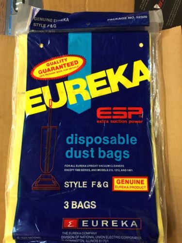 Eureka 52320C-12 F&G Vacuum Bags 12 Bags of 3 Packs / 36 Total