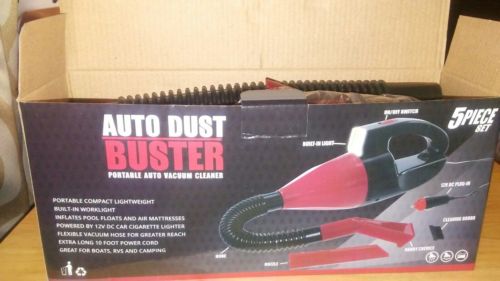 Auto Dust Buster Portable Auto vacuum cleaner
