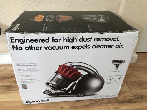 Dyson DC39 Ball Multifloor Pro Canister Vacuum Red And Grey