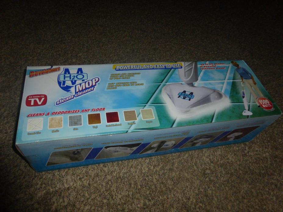 M H20 Mop Steam Cleaner As seen on TV , BRAND NEW IN BOX w/ EXTRA cloth pads