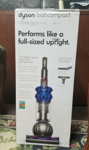 Dyson DC50 Ball Compact Allergy Upright Vacuum with Bonus Accessories NIB BLUE