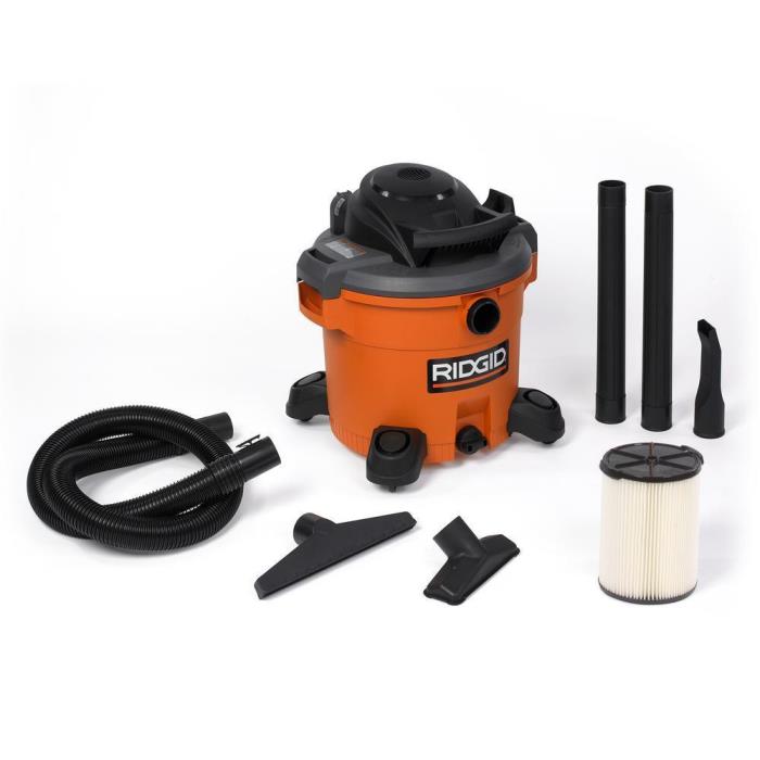 RIDGID WD1270 - Black/Orange - Wet/Dry Cleaner