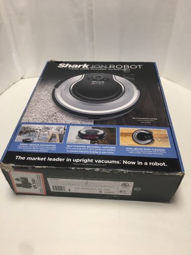Shark Ion Robot Vacuum Cleaner RV720 W Remote And 2 Sets Of Brushes Damaged Box