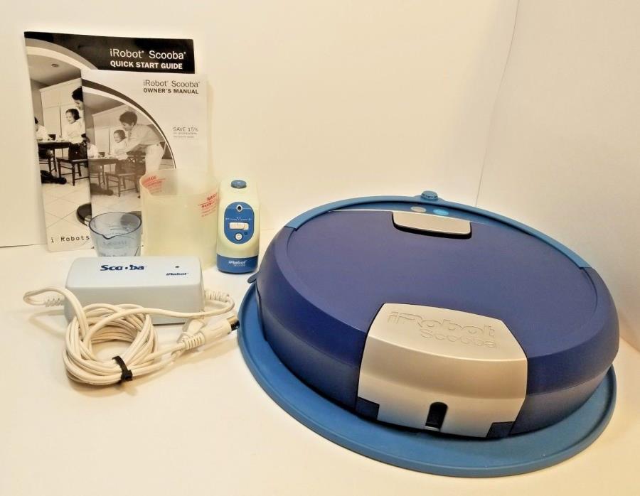iRobot Scooba 5800 Blue Mopping Robotic Vacuum Cleaner AS-IS (PARTS & or REPAIR)