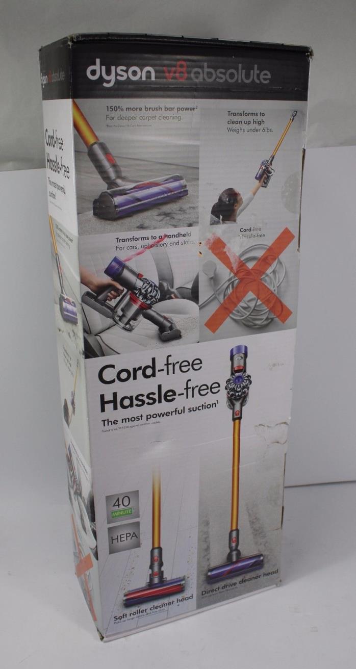 SEALED Dyson V8 Absolute Vacuum Cleaner Bagless Cordless 2-in-1 Handheld NEW