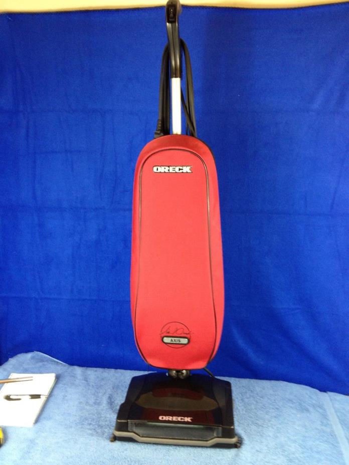 Oreck XL Upright 2 Speed Vacuum Cleaner Axis Red U7211