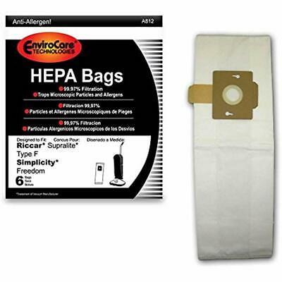 - EnviroCare Replacement HEPA Vacuum Bags For Riccar Supralite Type F And