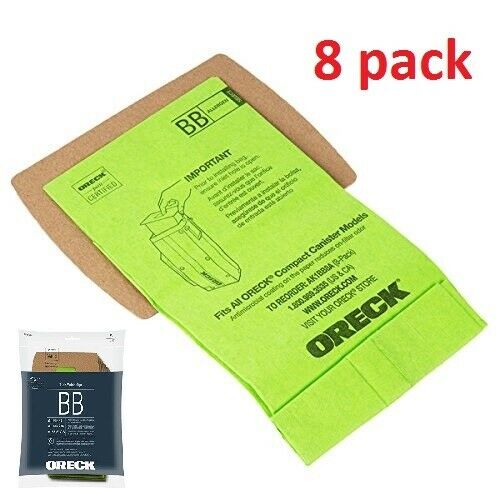 Genuine Oreck AK1BB8A Vacuum Bag for BB900-DGR Canister Cleaner replacement