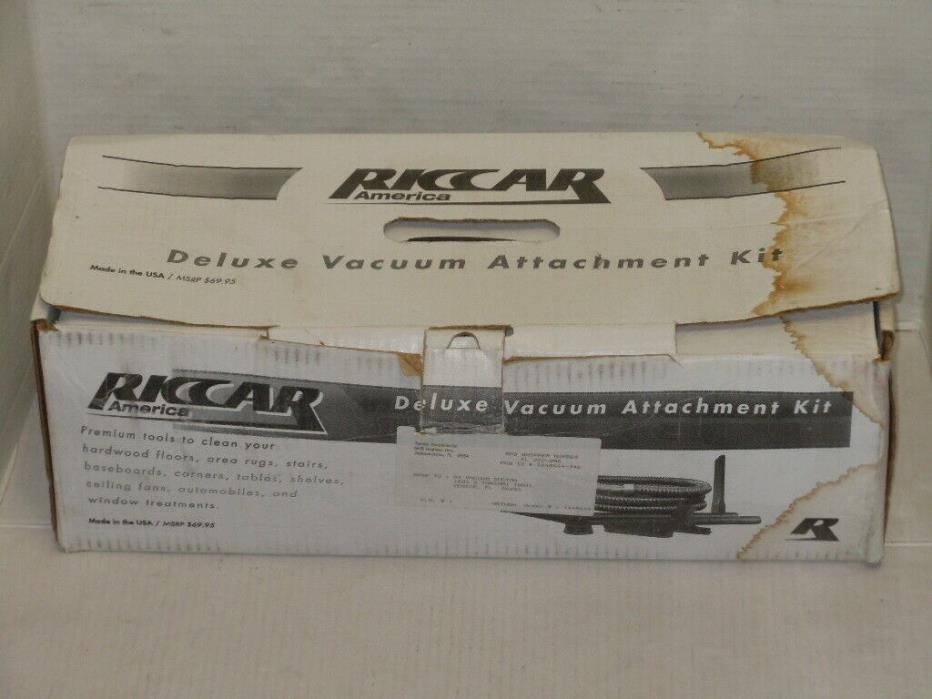 RICCAR UPRIGHT DELUXE VACUUM CLEANER ATTACHMENT KIT COMPLETE IN BOX