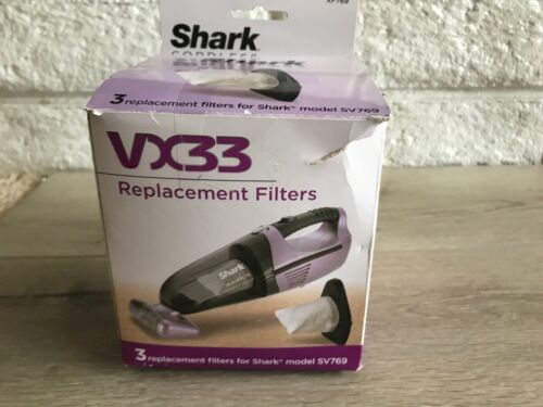 Shark XF769 SV769 Cordless Replacement Filters, 3 Pack