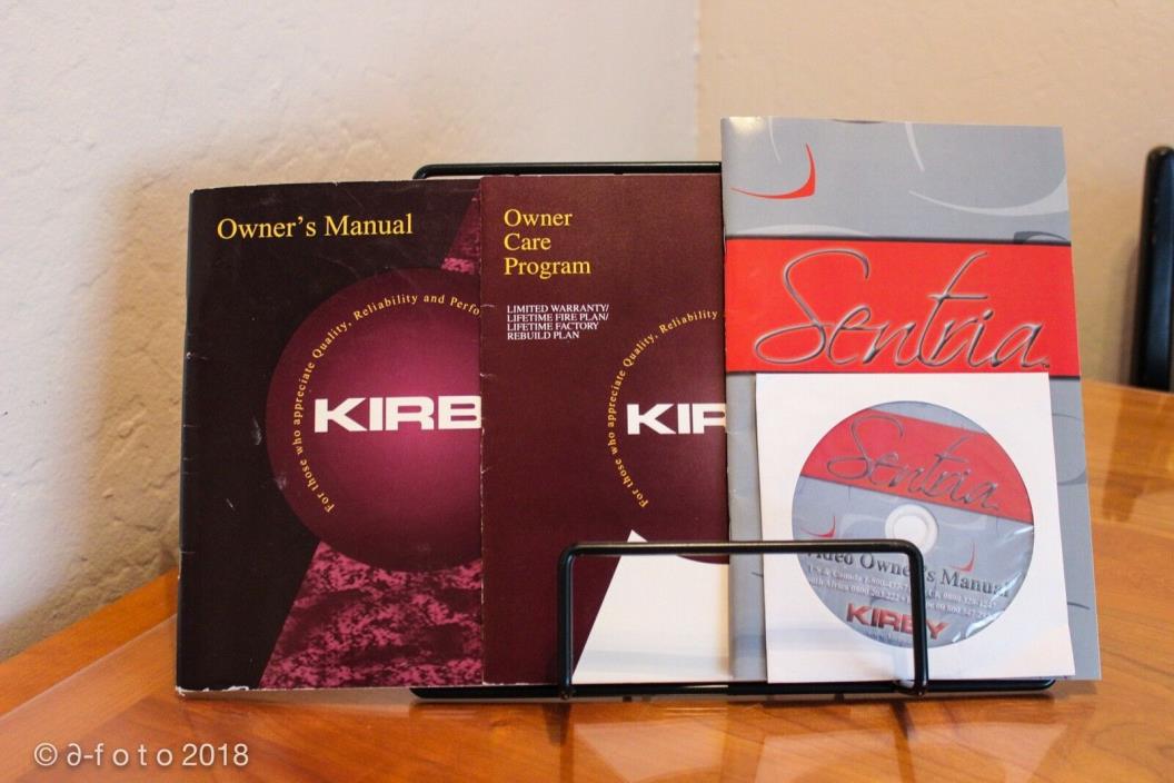 KIRBY G5 Manual and Sentria Kirby Manual and DVD