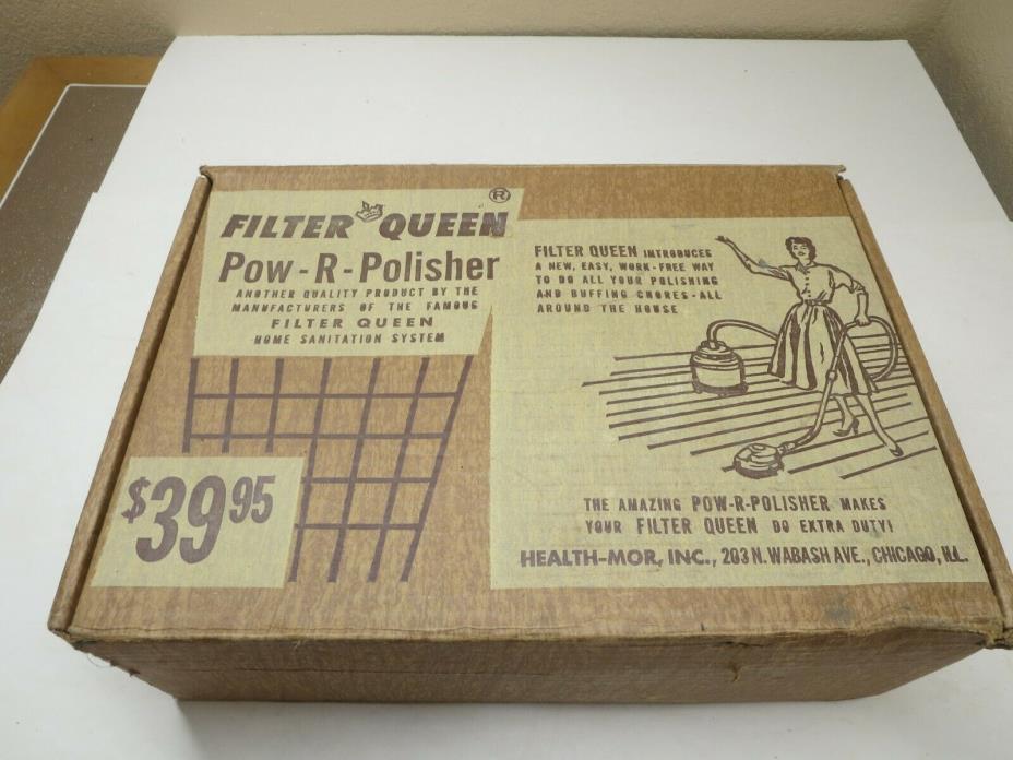 Vintage Filter Queen Floor Power R Polisher Model 70