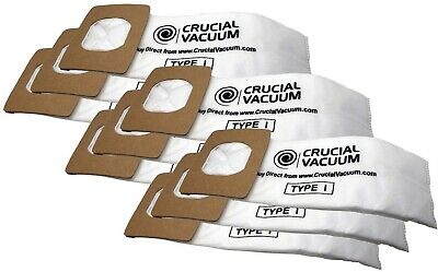 Replacement Canister Vacuum Cleaner White Paper Allergen Bag Fits Hoover 9 Pack