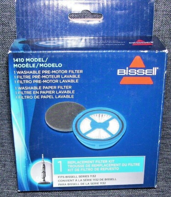 New Bissell Replacement Filter kit 1410 Model Washable Pre-Motor Series 1132 NIB