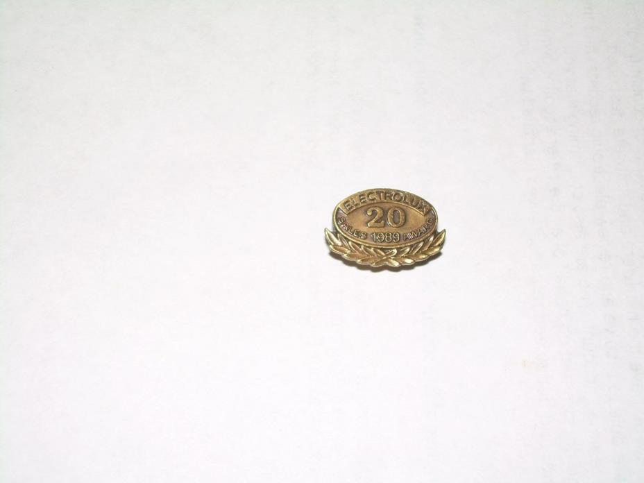 VINTAGE ELECTROLUX VACUUM SALESMEN PIN FROM 1989