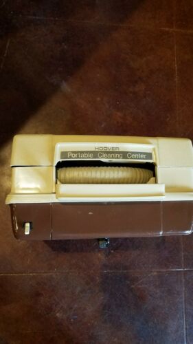 vintage hoover cleaning center canister vacuum cleaner. ***Tested *** Working