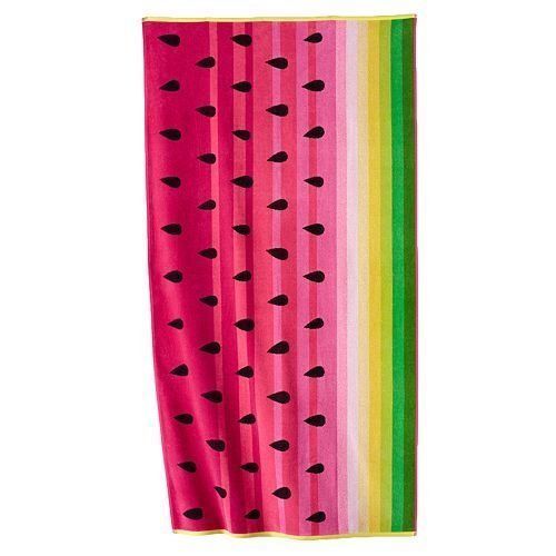 Celebrate Summer Watermelon Beach Towel 34 x 64