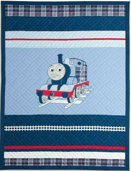 NEW Thomas Tank And Friends 5PC Bedding TWIN QUILT Sham Sheets Train Embroidery