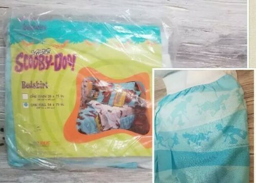 NEW in Package Dan River SCOOBY DOO FULL Bed Skirt Bedding 2000 Home Fashions