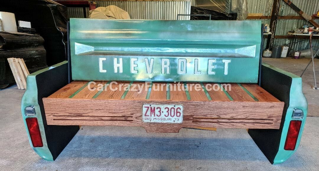tailgate bench truck bench.  chevrolet ford or dodge