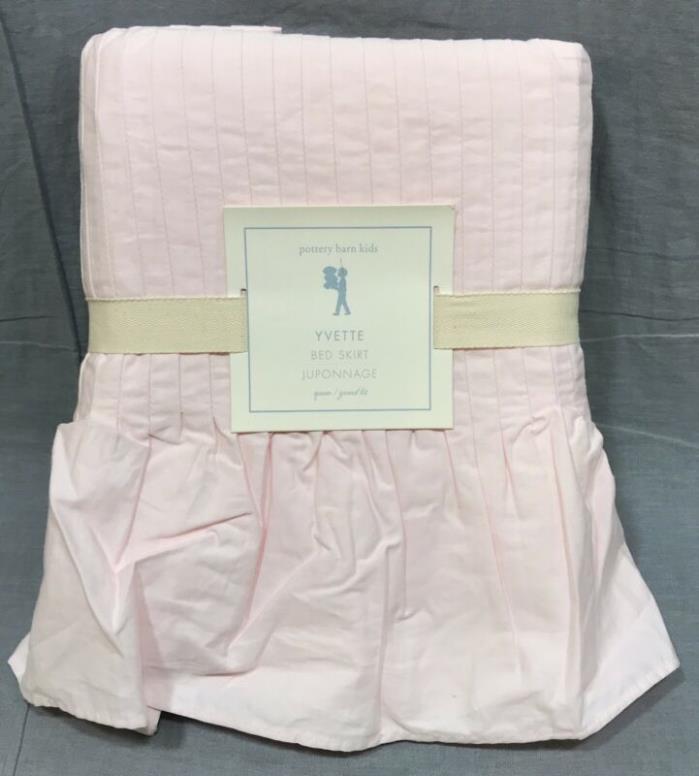 Pottery Barn Kids Light Pink Yvette Queen Bed Skirt