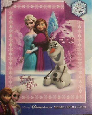 Disney Frozen 2014 Elsa Anna Olaf Baby Plush Soft Sherpa Blanket 41